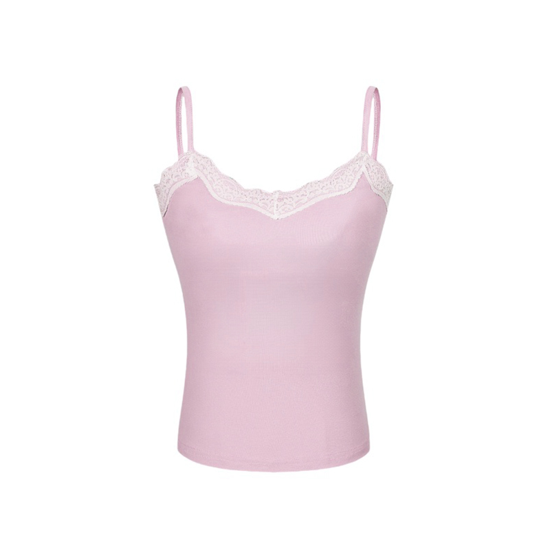 Lace Stitching Casual Tank